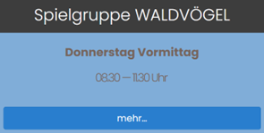 Spielgruppe Waldvögel